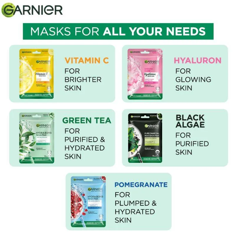 Garnier Skin Naturals Face Serum Sheet Mask