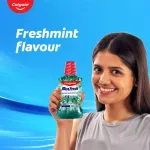 Colgate Maxfresh Plax Antibacterial Mouthwash, Fresh Mint view 2