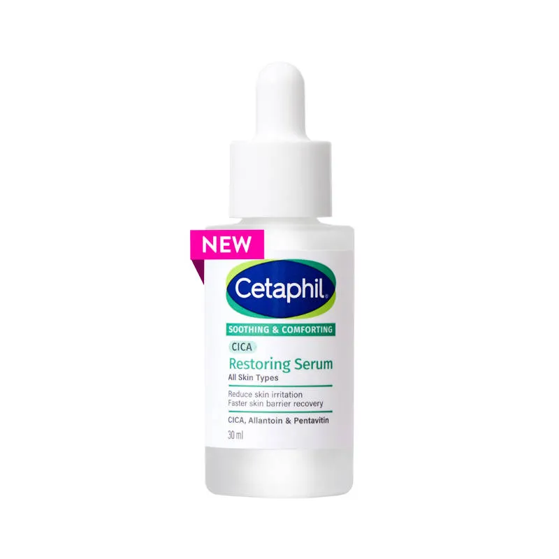Cetaphil Soothing & Comforting CICA Restoring Serum with Allantoin Soothes Skin