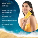 Aqualogica Glow+ Smoothie Face Wash with Papaya & Vitamin C , Hydrates & Gently Cleanses view 2