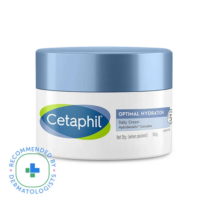 Cetaphil Optimal Hydration Lightweight Moisturiser Daily Cream with Hyaluronic Acid