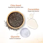 Mamaearth Chia Seed and Ceramides Oil-Free Face Wash for a Hydrated Glow view 3