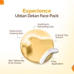 Mamaearth Ubtan Detan Face Pack Reduces Tan, Adds Glow, with Saffron & Turmeric for Radiant Skin view 5