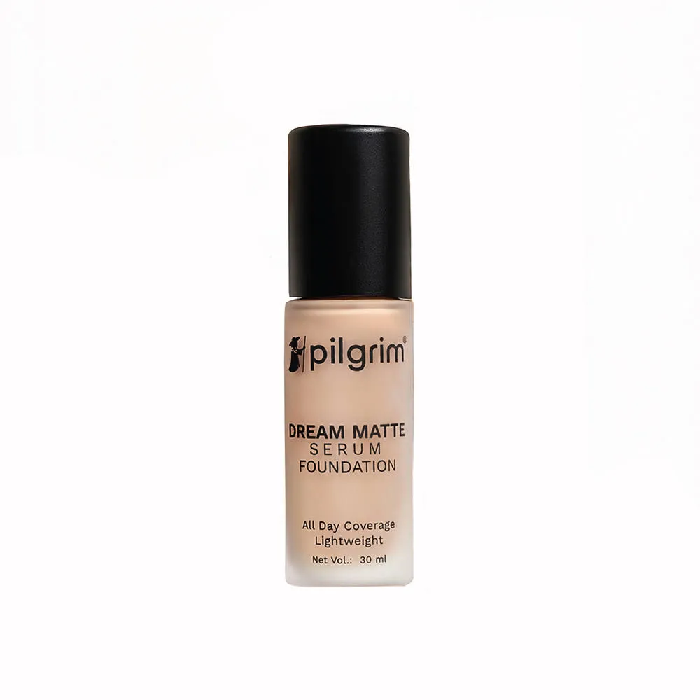 Pilgrim Dream Matte Serum Foundation Hydra-Light Finish with Hyaluronic Acid