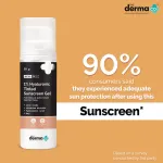 The Derma Co 1% Hyaluronic Tinted Sunscreen SPF 60 Gel PA++++ view 2