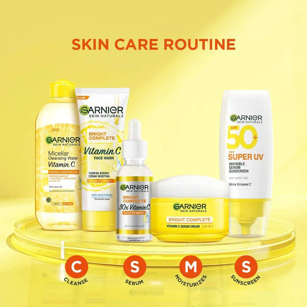 Garnier Air-Lock SPF 50+ PA++++ For UVA/UVB Invisible Serum Sunscreen For Broad Spectrum With No White Cast