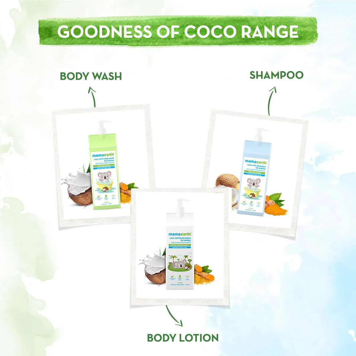 Mamaearth Coco Soft Body Wash For Babies With Coconut Milk & Turmeric