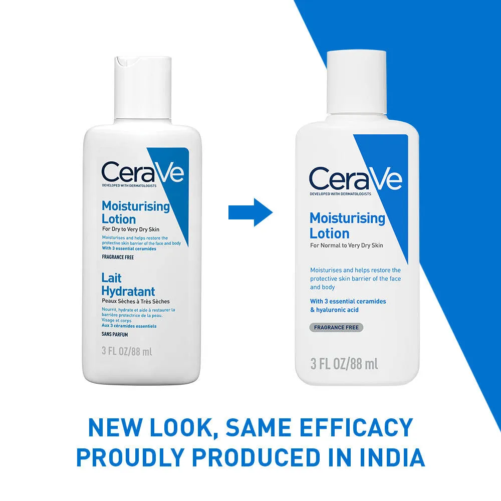 CeraVe Moisturizing Body Lotion for Normal to Dry skin with Ceramides, Dermatologist recommended