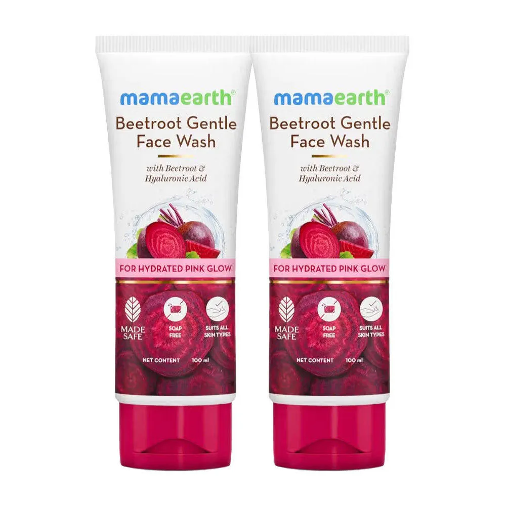 Mamaearth Beetroot Gentle Face Wash - Pack Of 2