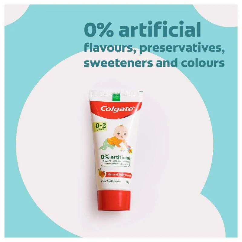 Colgate Toothpaste for Kids (0-2 years), Natural Fruit Flavour