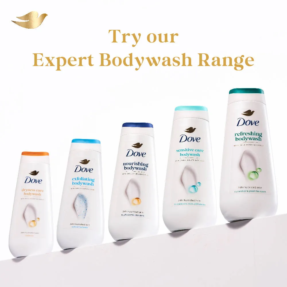 Dove Dryness Care Bodywash With Triple Hydration Serum