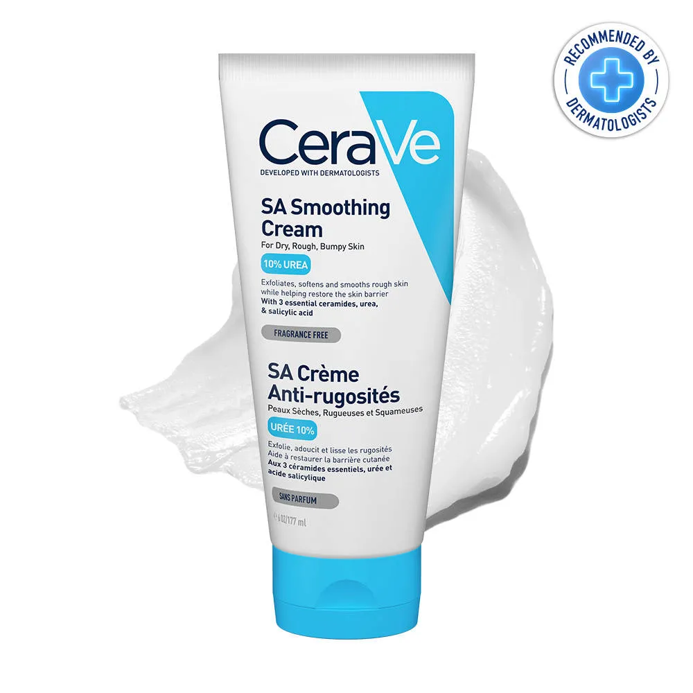 CeraVe SA Smoothing Cream for exfoliating Rough & Bumpy Skin With Salicylic Acid