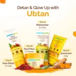 Mamaearth Ubtan Detan Face Pack Reduces Tan, Adds Glow, with Saffron & Turmeric for Radiant Skin view 6