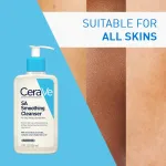 CeraVe SA Smoothing Cleanser For Dry, Rough & Bumpy Skin, Face Wash With Salicylic Acid & Ceramides view 9
