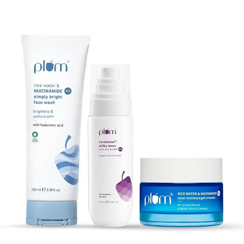 Plum 3-step Routine for Dry Skin
