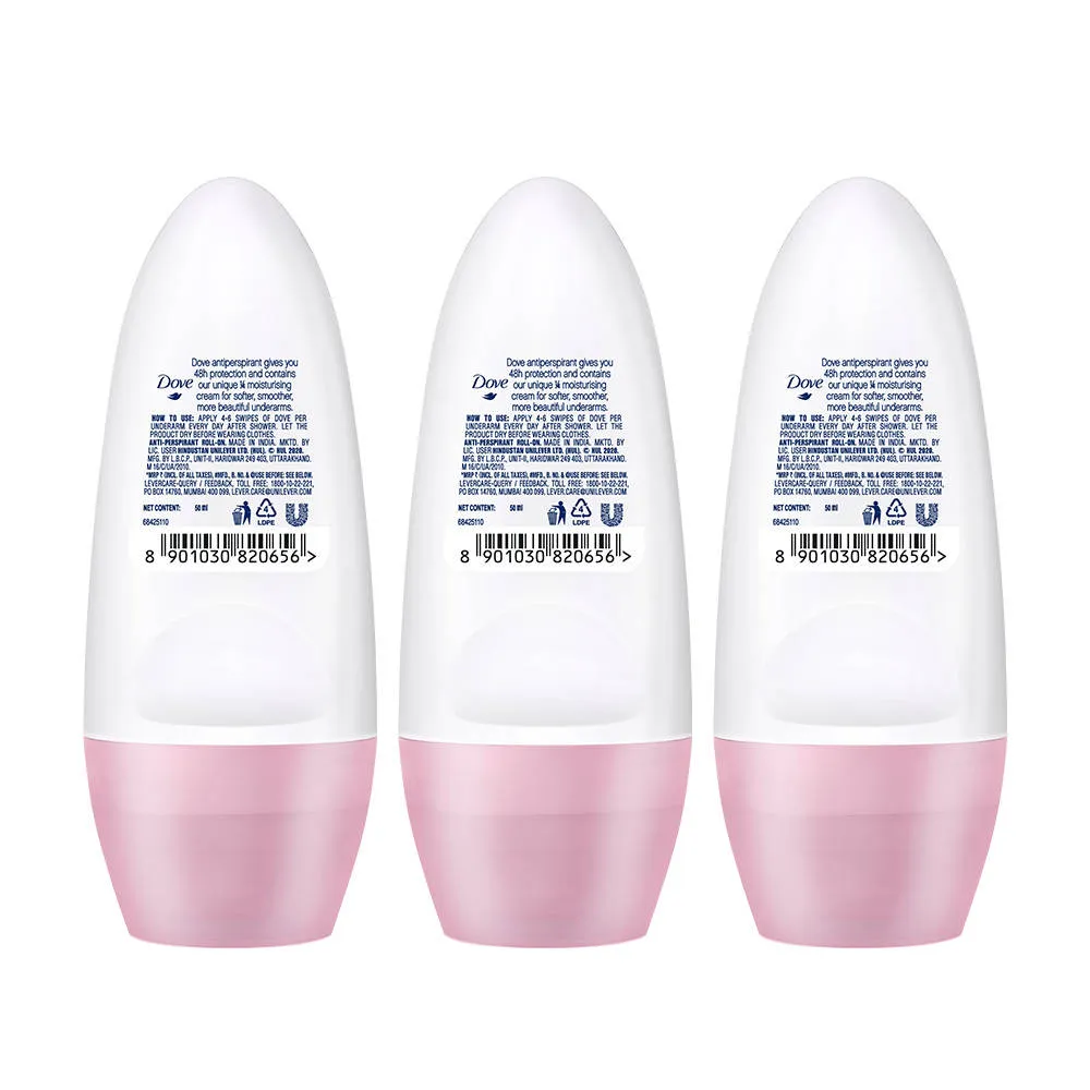 Dove Eventone Deodorant Roll On Pack Of 3