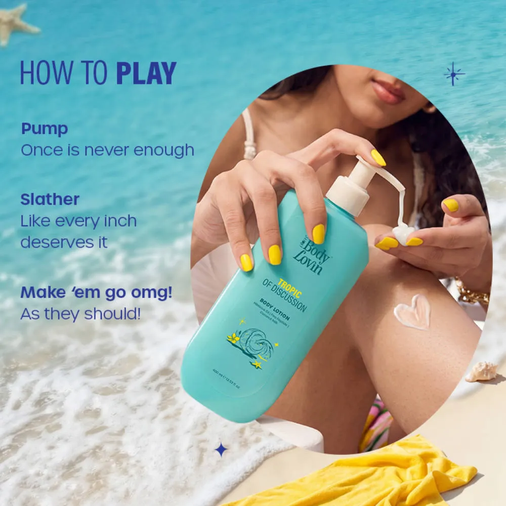 Plum BodyLovin’ Tropic Of Discussion Body Lotion, Firming & Tightening, Fresh Tropical Fragrance