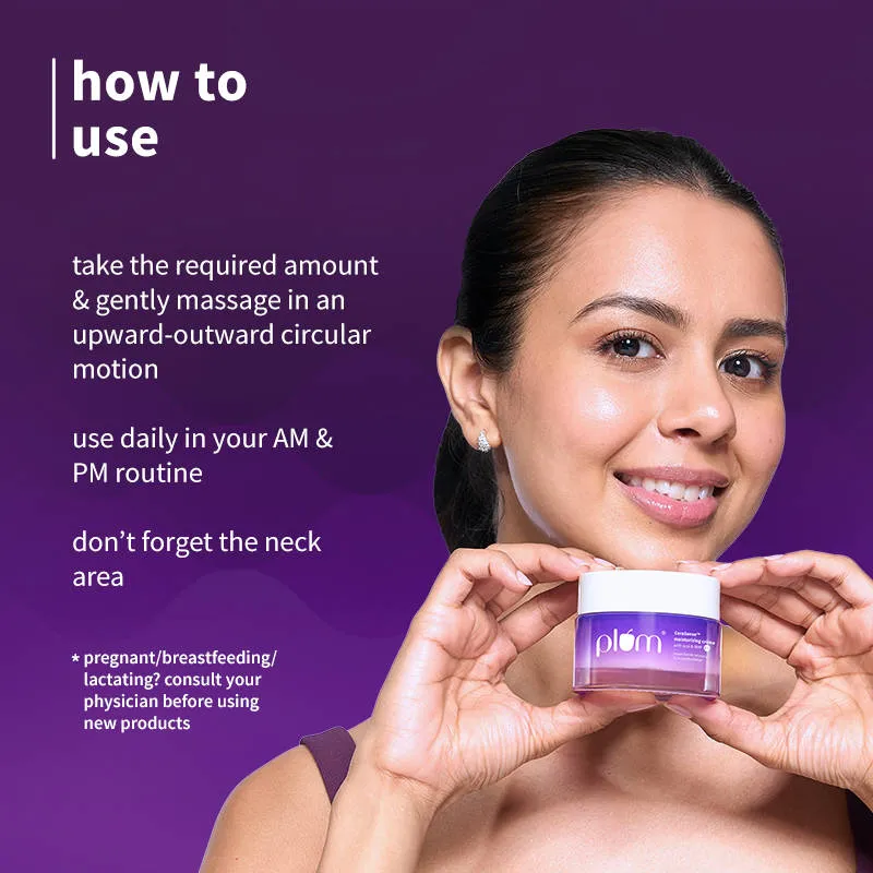 Plum Cerasense Barrier Repair Face Moisturizer With Ceramides & Peptides For Dry, Sensitive Skin