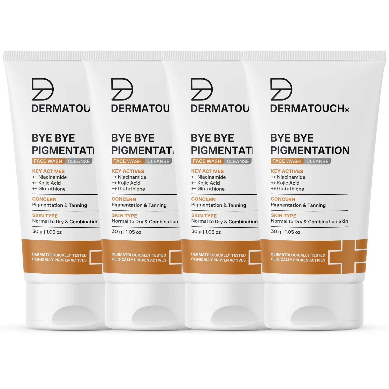 Dermatouch Bye Bye Pigmentation Face Wash for Pigmentation & Tanning PO4