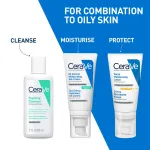 CeraVe Oil Control Gel Moisturizer & Foaming Face wash, Skincare Combo for Oily & Combination Skin view 2