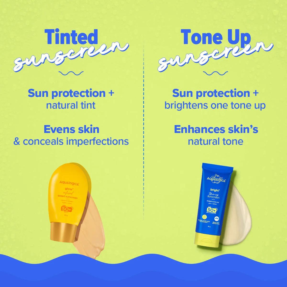 Aqualogica Bright + Tone Up Sunscreen
