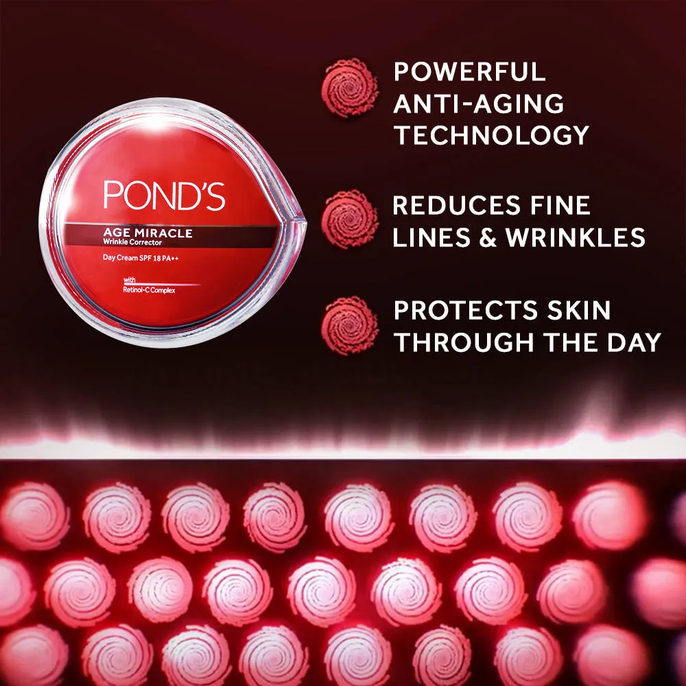 Pond's Ponds Youthful Miracle Hexyl Retinol Complex, Renew & Repair Day Cream, SPF 15 PA++