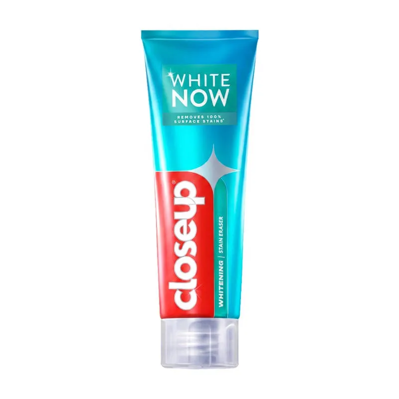 Close Up Closeup White Now Stain Eraser Toothpaste