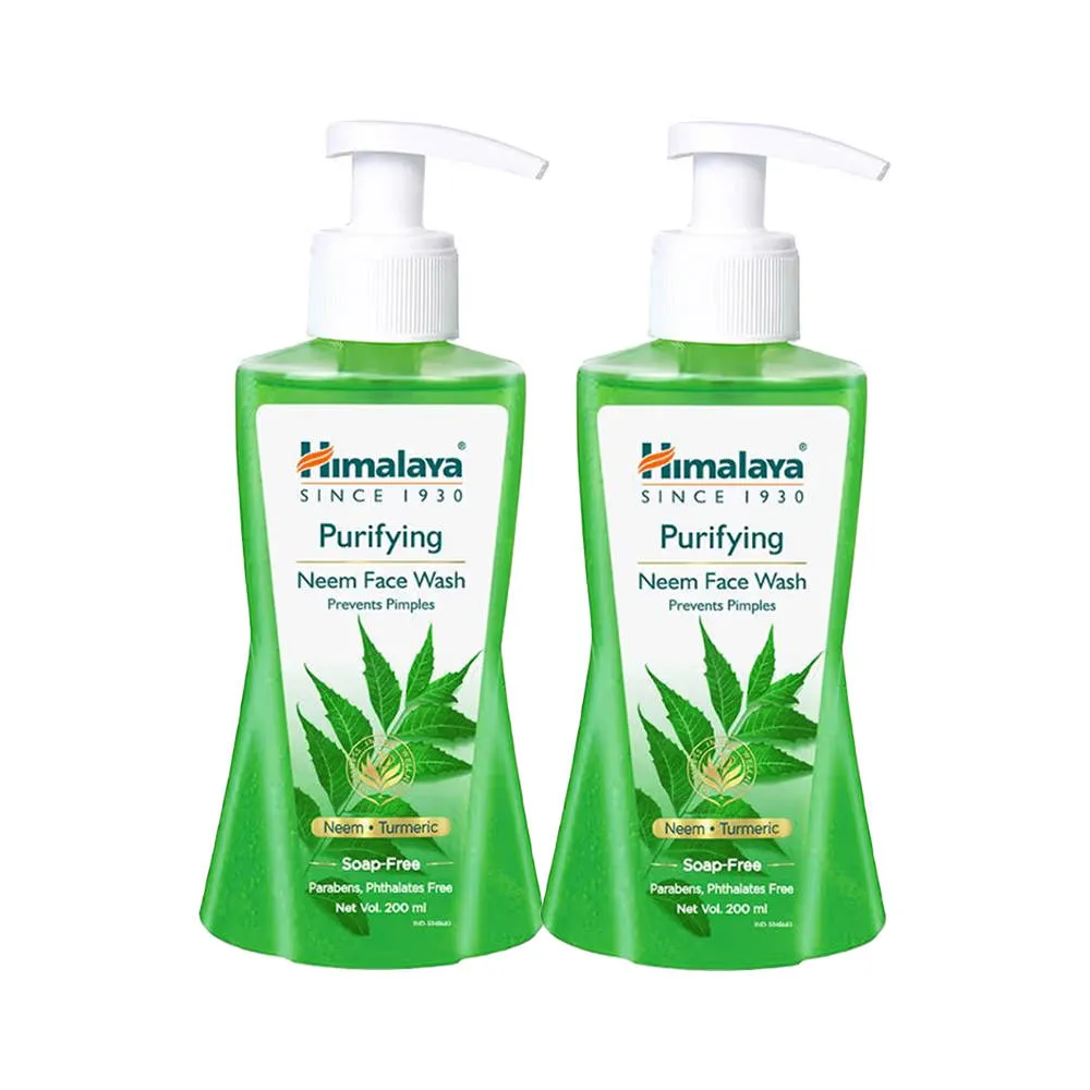 Himalaya Purifying Neem Face Wash - Pack of 2