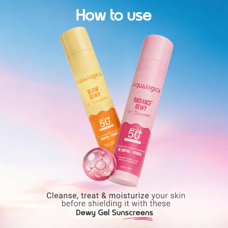Aqualogica Glow & Radiance Sunscreen Combo For Ultra Sun Protection
