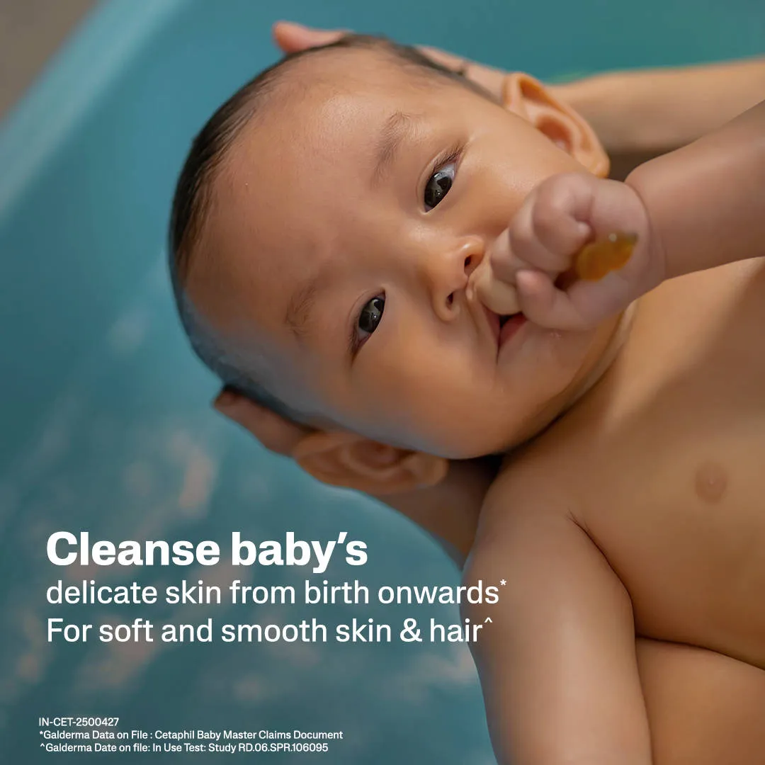 Cetaphil Baby Wash & Shampoo With Organic Calendula, 5 Fold Protection, pH Neutral
