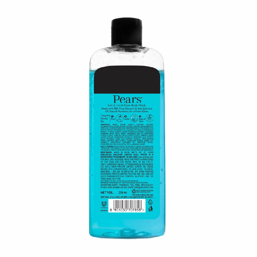 Pears Pure & Gentle Body Wash with Mint Extract