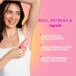 Dot & Key Watermelon Cooling Underarm Roll On, Pigmentation & Odour Control, With 4% AHA & BHA view 5