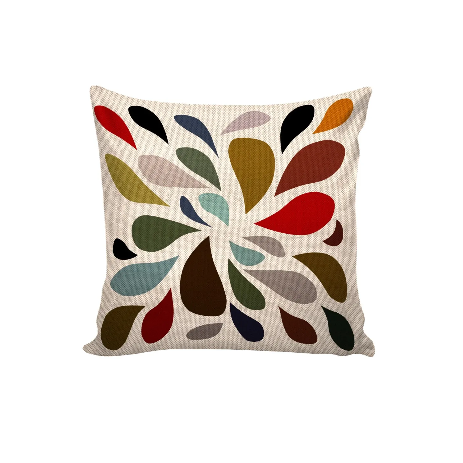Digital Printed Cushion Cover (Floral Printed, Pack of 5)
