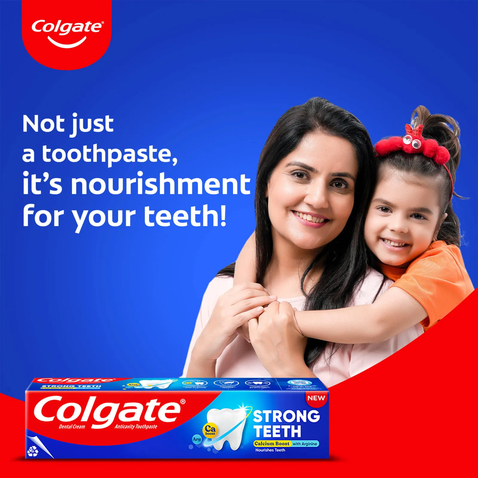 Colgate Strong Teeth- Indias No.1 Toothpaste+ Calcium Boost