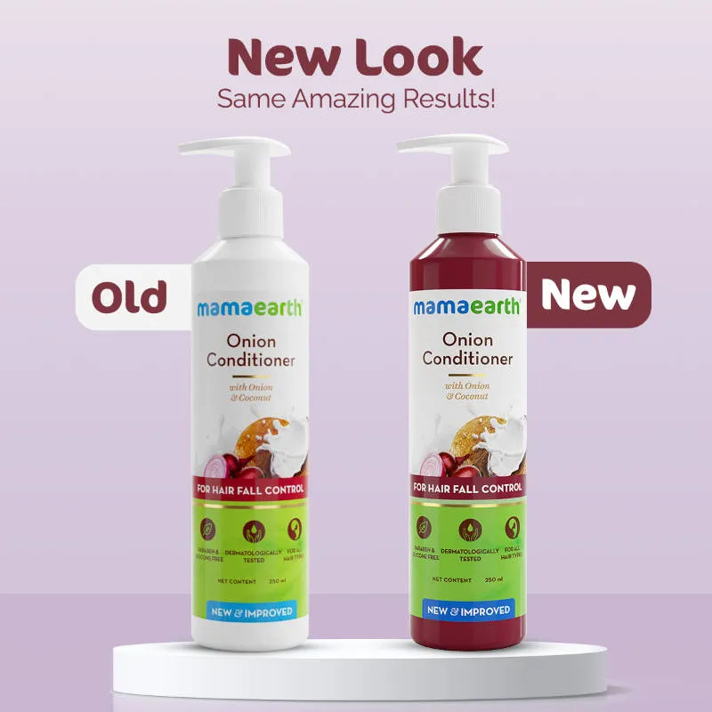 Mamaearth Onion Conditioner With Onion & Coconut For Hair Fall Control