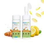 Mamaearth Vitamin C Foaming Face Wash With Brush Combo Pack With Refill For Skin Illumination view 2