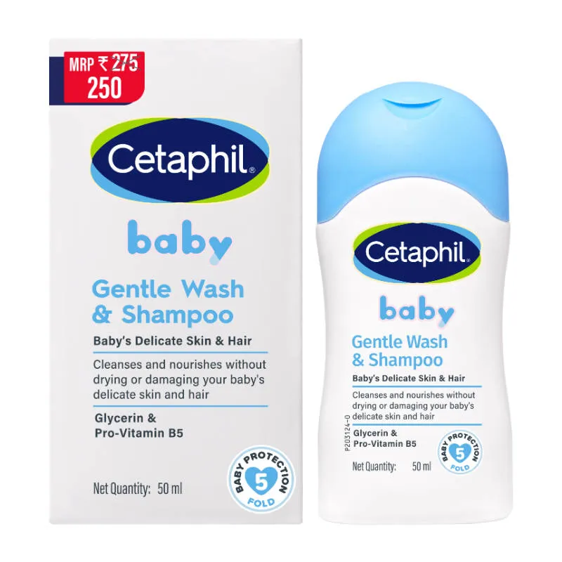 Cetaphil Baby Gentle Wash & Shampoo With 5 Fold Protection, pH Neutral