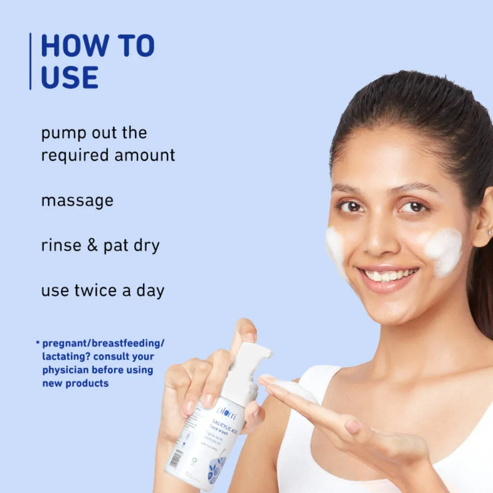 Plum 1% Encapsulated Salicylic Acid Foaming Face Wash - Pack Of 2