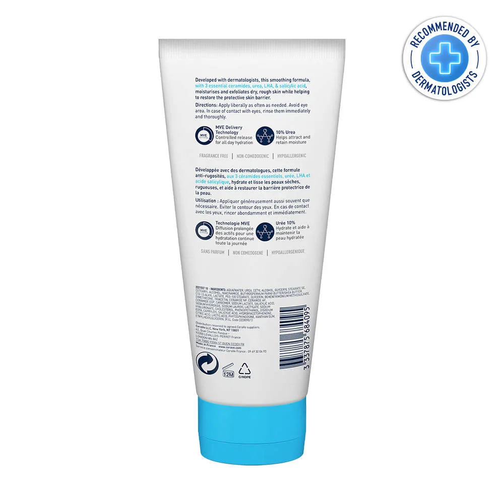 CeraVe SA Smoothing Cream for exfoliating Rough & Bumpy Skin With Salicylic Acid