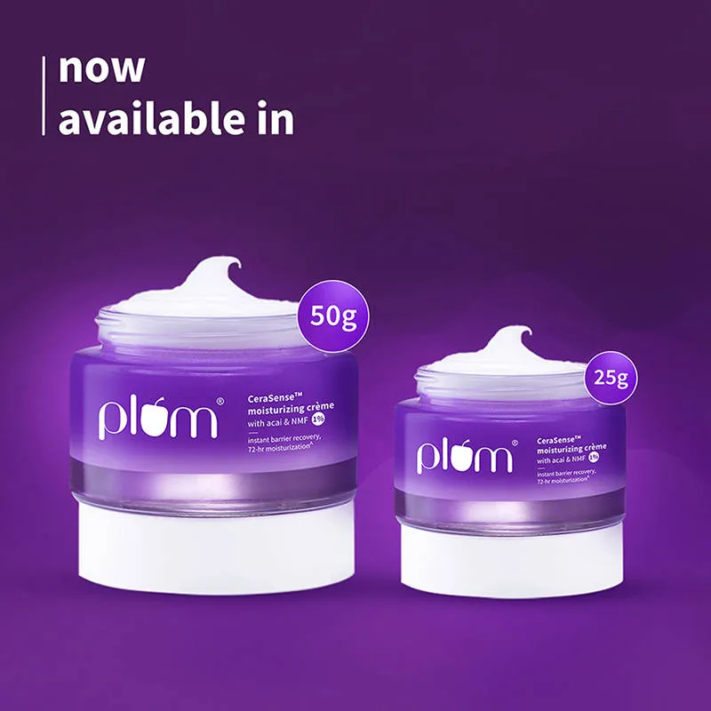 Plum Cerasense Barrier Repair Face Moisturizer With Ceramides & Peptides For Dry, Sensitive Skin
