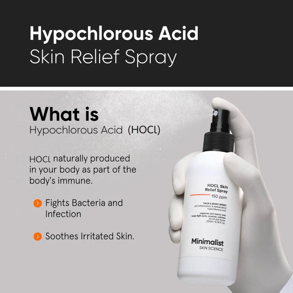 Minimalist HOCL Skin Purifying Spray-150 ppm Face & Body Spray