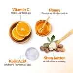 Mamaearth Vitamin C Lip Balm SPF 50 with Coconut Oil and Shea Butter for Brightening Dry Lips view 7