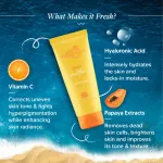Aqualogica Glow+ Smoothie Face Wash with Papaya & Vitamin C , Hydrates & Gently Cleanses view 3