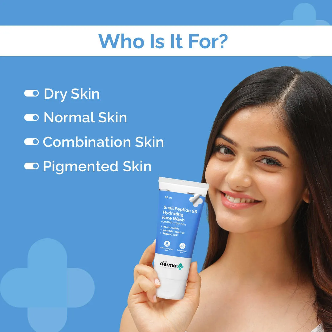 The Derma Co Snail Peptide 96 Hydrating Face Wash