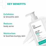 Dermatouch AHA 10% BHA 1% Body Lotion for Tanned & Bumpy Skin view 3