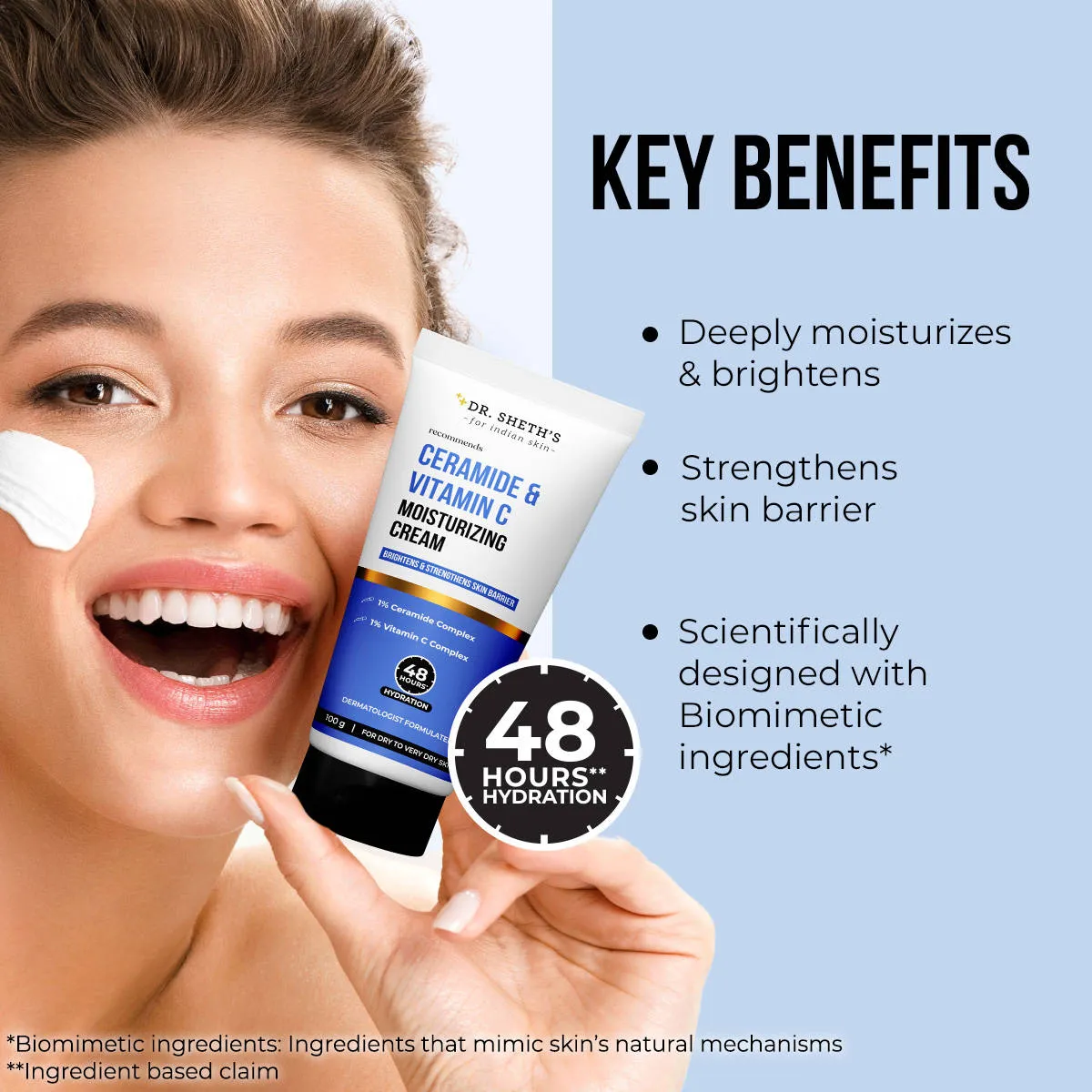 Dr. Sheth's Dr. Sheths Ceramide & Vitamin C Moisturizing Cream