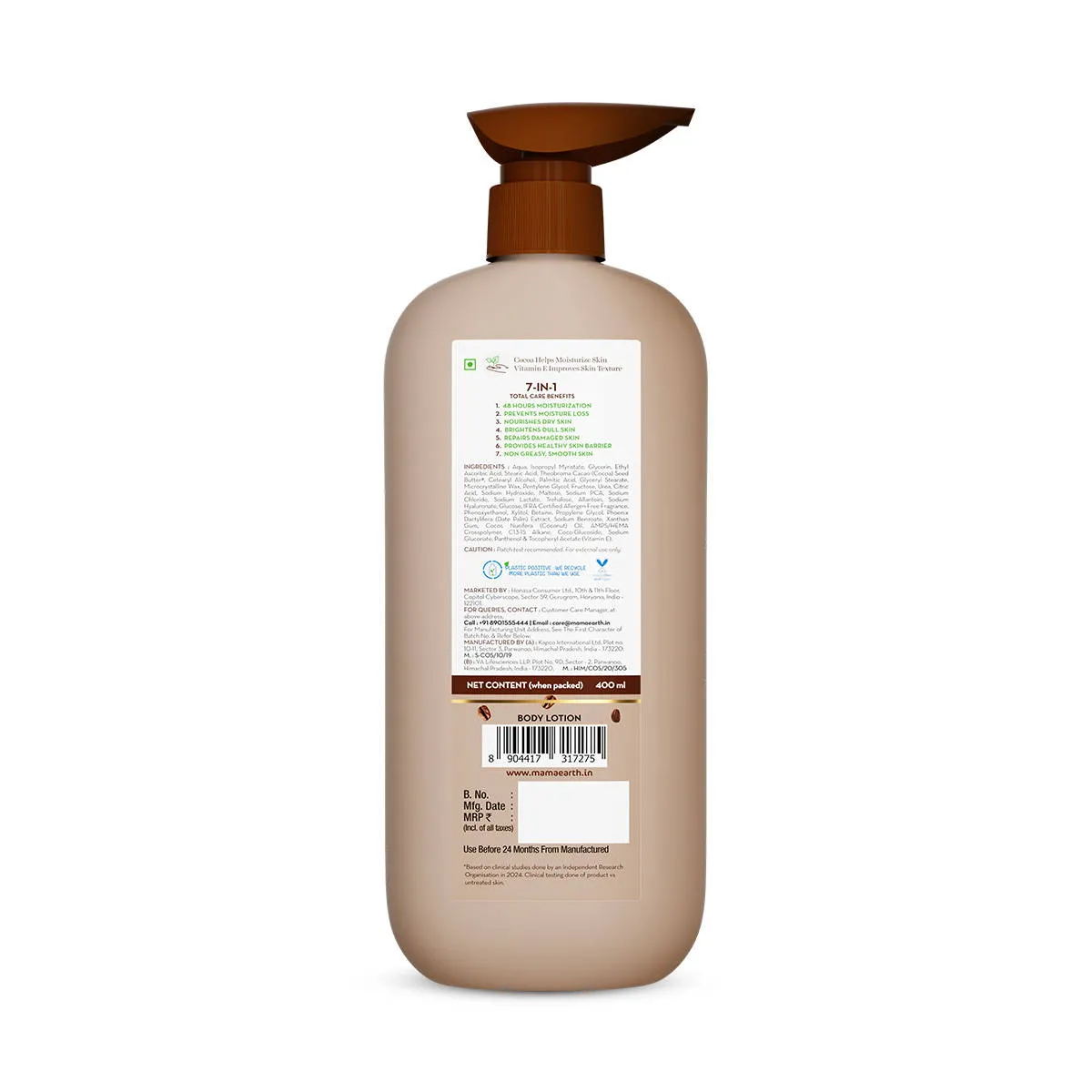 Mamaearth Cocoa Rich Moisturizing Body Lotion With Cocoa Butter & Vitamin