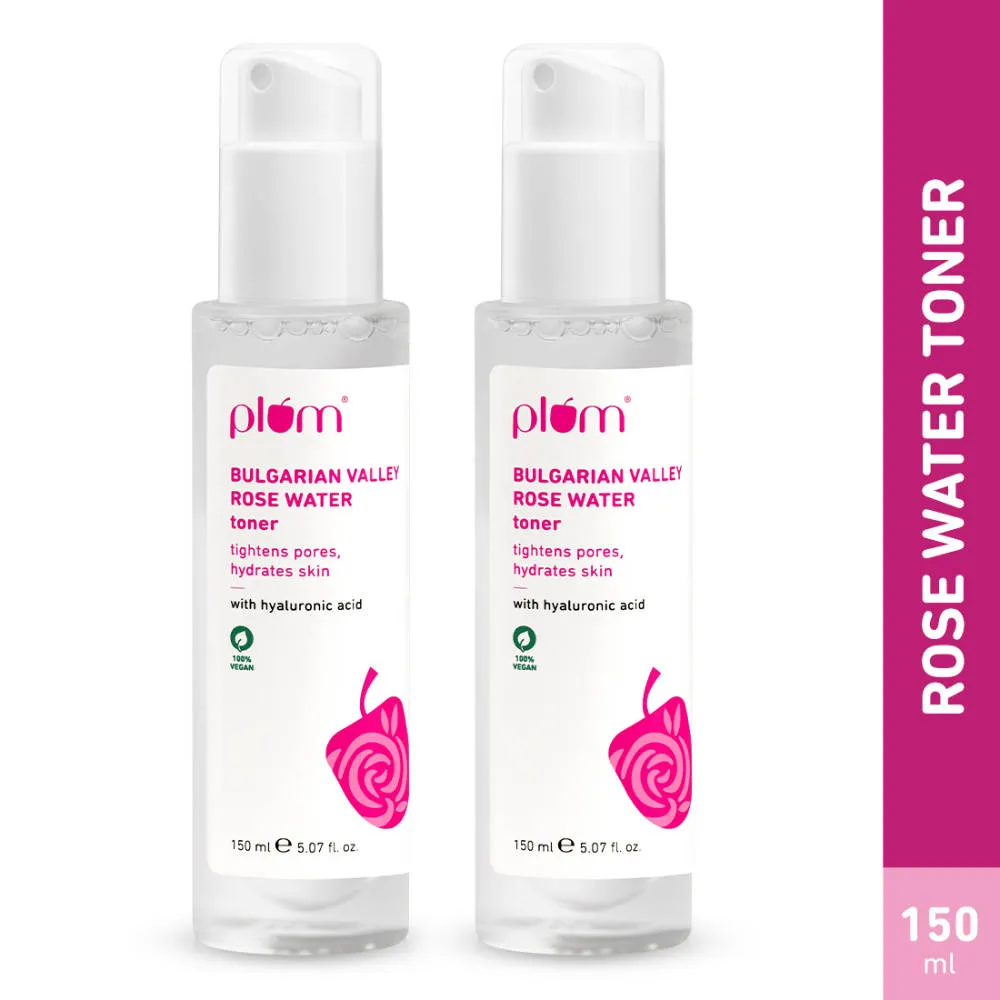 Plum Bulgarian Valley Rose Water Toner - Pack Of 2