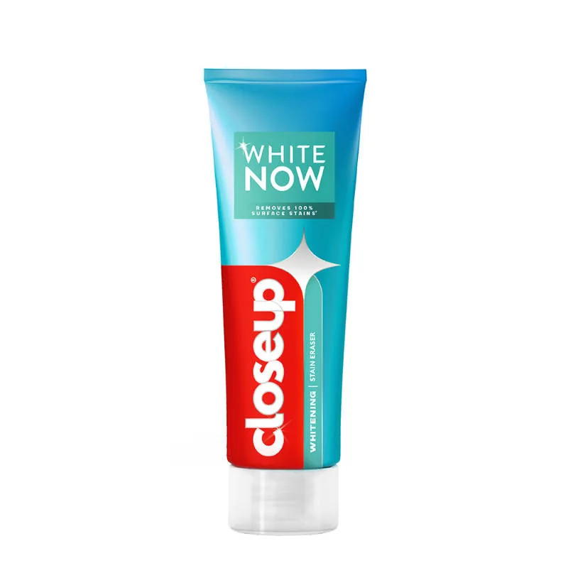Close Up Closeup White Now Stain Eraser Toothpaste