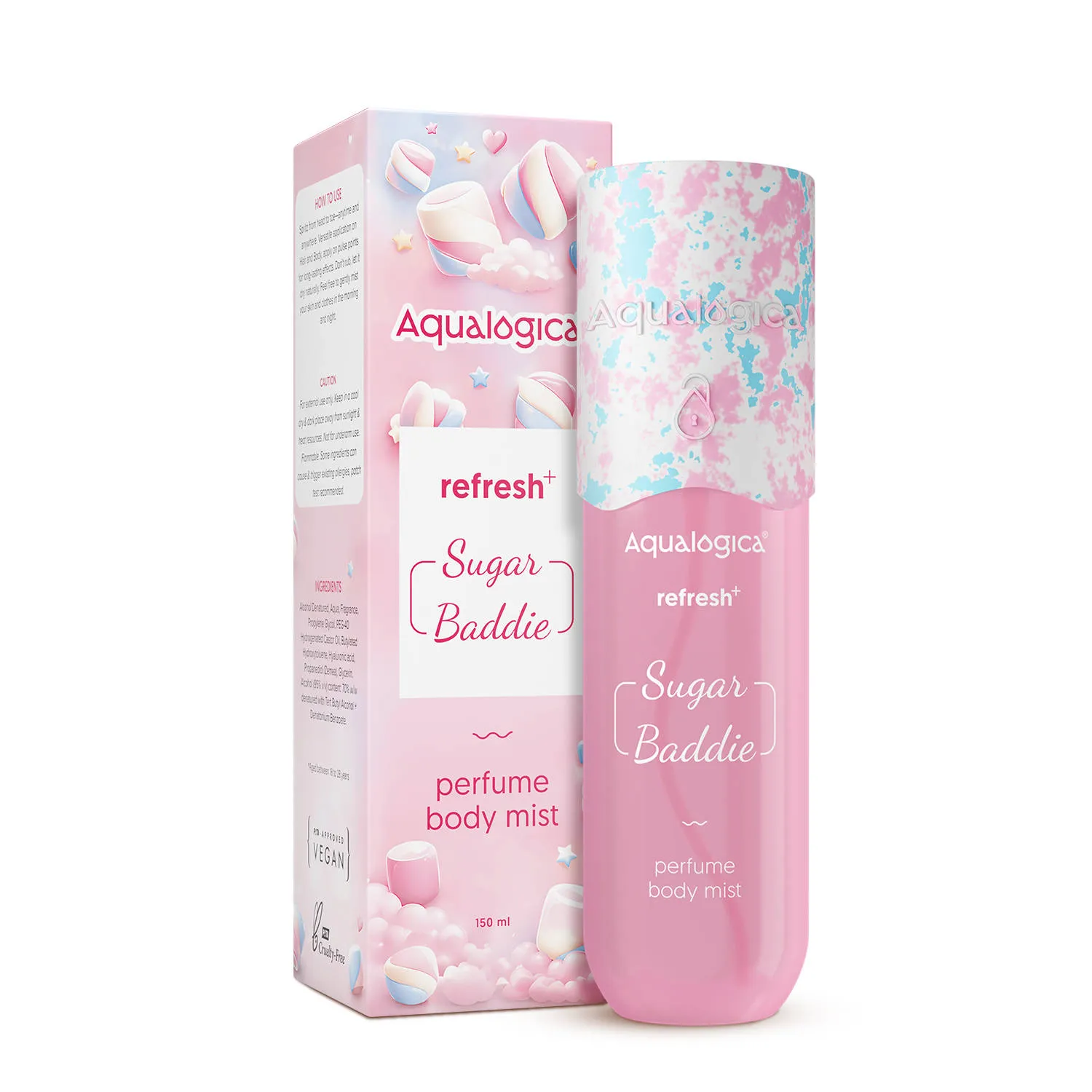 Aqualogica Refresh+ Sugar Baddie Perfume Body Mist